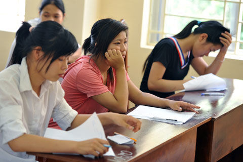 Tuyển sinh 2012: chỉ tiêu tuyển 576 ngàn